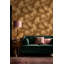 Papier peint texture marbre effet pierre chaude brun-448554935