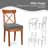 Outdoor 2'' Dining Chair Seat Cushion-380535739-380535740