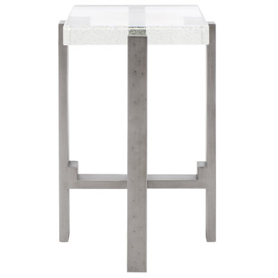 Burny Glass Top End Table