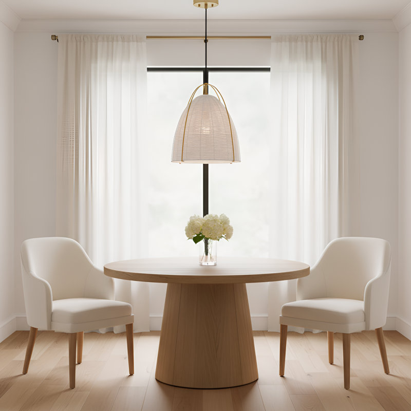 Norman 1 - Light Pendant, 83" H x 13.375" W x 13.375" D, Bronze/Ash