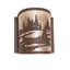 1 - Light Flush Mounted Sconce
