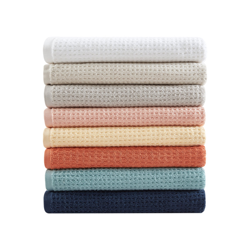 Ensemble de serviettes 100% coton Tommy Bahama, Orange, Ensemble de 6 serviettes de bain