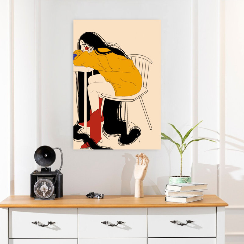 Art contemporain, art mural contemporain, H 24 po x l 16 po