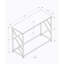 Console polyvalente pour vestibule, côté canapé, idéale pour un intérieur contemporain et moderne avec des fonctionnalités pratiques-972632908