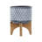 Ceramic 5" Aztec Planter On Wooden Stand-1131794855-1131794849