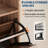 16 Pairs Shoe Storage Cabinet with 2 Flip Drawers, Narrow Wood Hidden Fluted Shoe Rack Organizer Cabinet for Entryway, Walnut