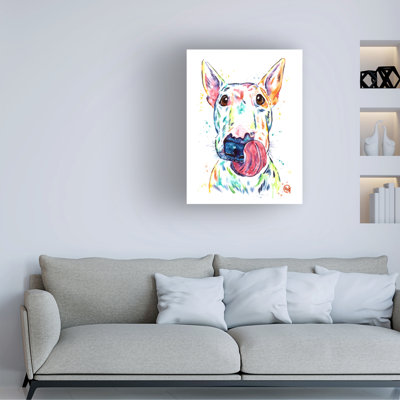 Lisa Whitehouse Bull Terrier, art sur toile