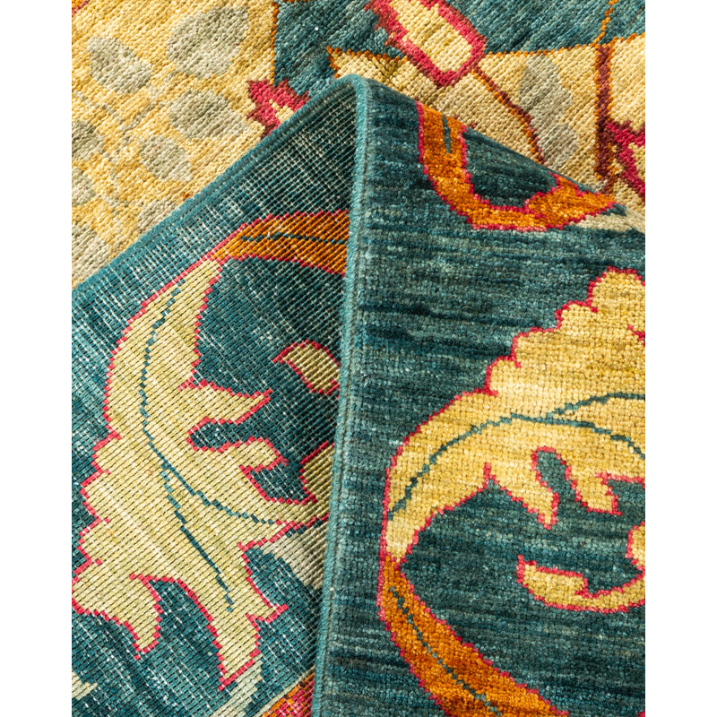 Trinisa One-of-a-Kind 6' 2" X 9' 5" Hand Knotted Area Rug
