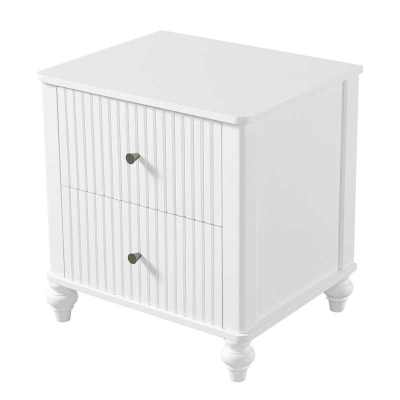 Table de chevet 23 po avec 2 tiroirs