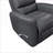 Recliners, Charcoal Gray Swivel Glider Reclining Chair with Breathable Faux Leather | Solid Wood,Plywood Frame-1836803407-1836803402