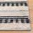 Alva Striped Handwoven Cotton Area Rug in Beige/Black-1725054385