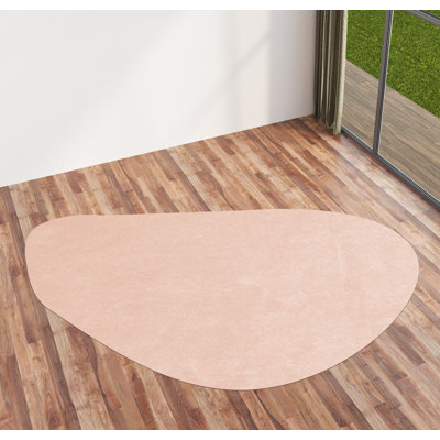 Cabria Vinyl Machine Printed Area Rug
