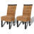 Rebeca vidaXL Solid Mango Wood Dining Chair Rattan Dining Room Kitchen Chairs-1906934464-1963184135