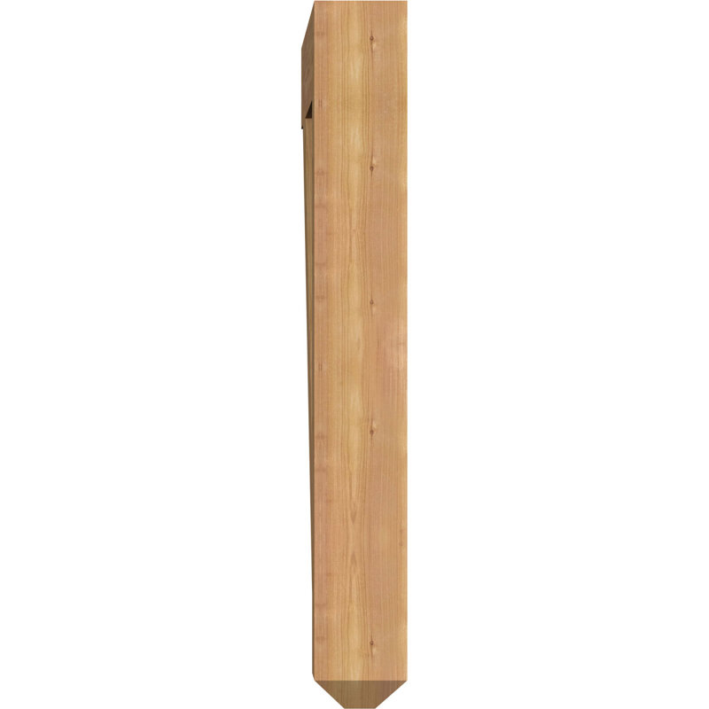Support l 5 1/2 po x P 38 po x H 42 po pour artisan d'art olympique, cèdre rouge de l'Ouest, Cèdre rouge
