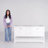 Krish 60'' Double Bathroom Vanity with Engineered Marble Top-737067508