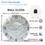 Horloge murale blanche 12 po
