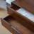 Solid Wood Coat Rack Dual Drawers