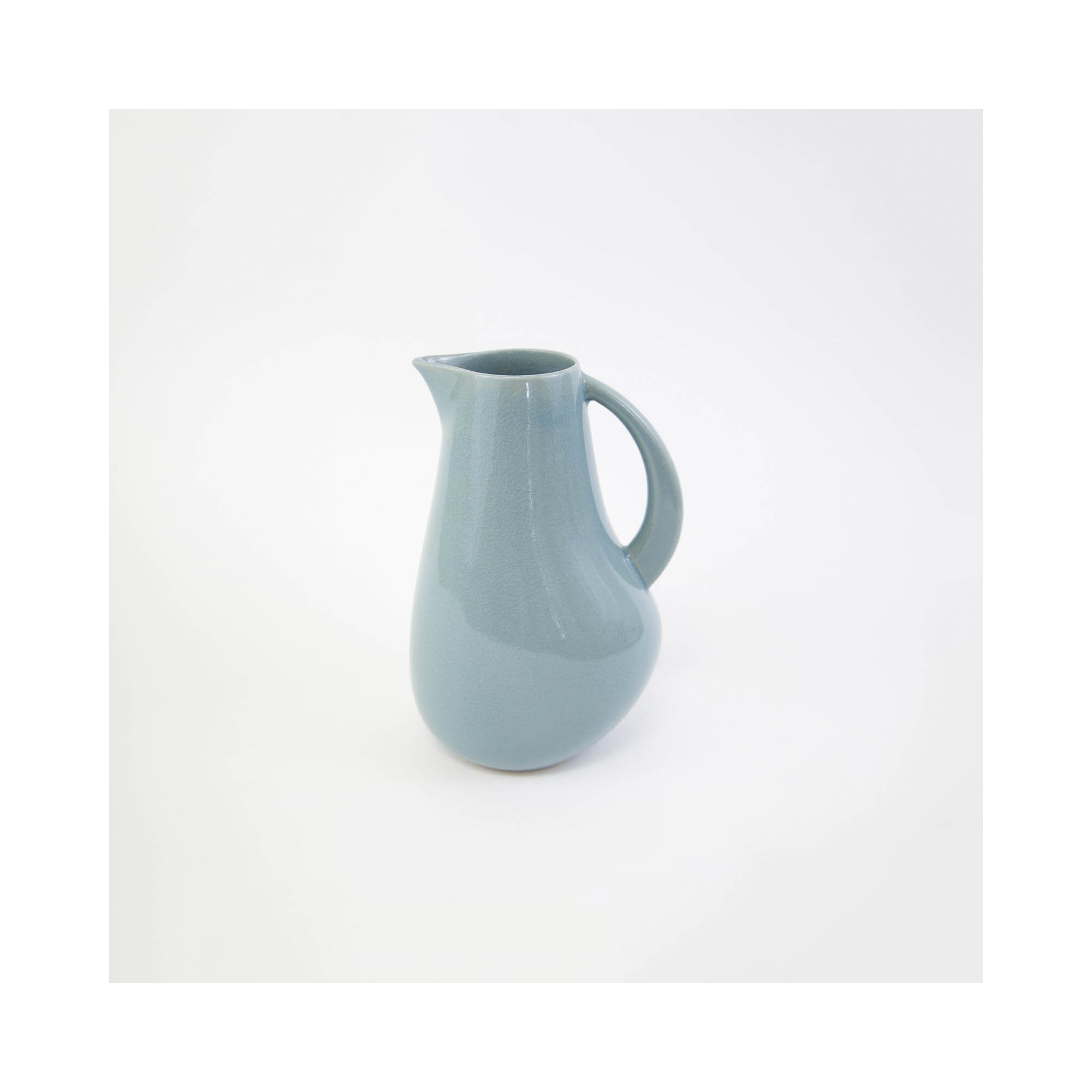Borgen 72oz. Stoneware Pitcher, Pale Jade