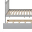 Lit simple superposé au dessus d'un lit double avec gigogne simple et escalier-1356600673-1607387059