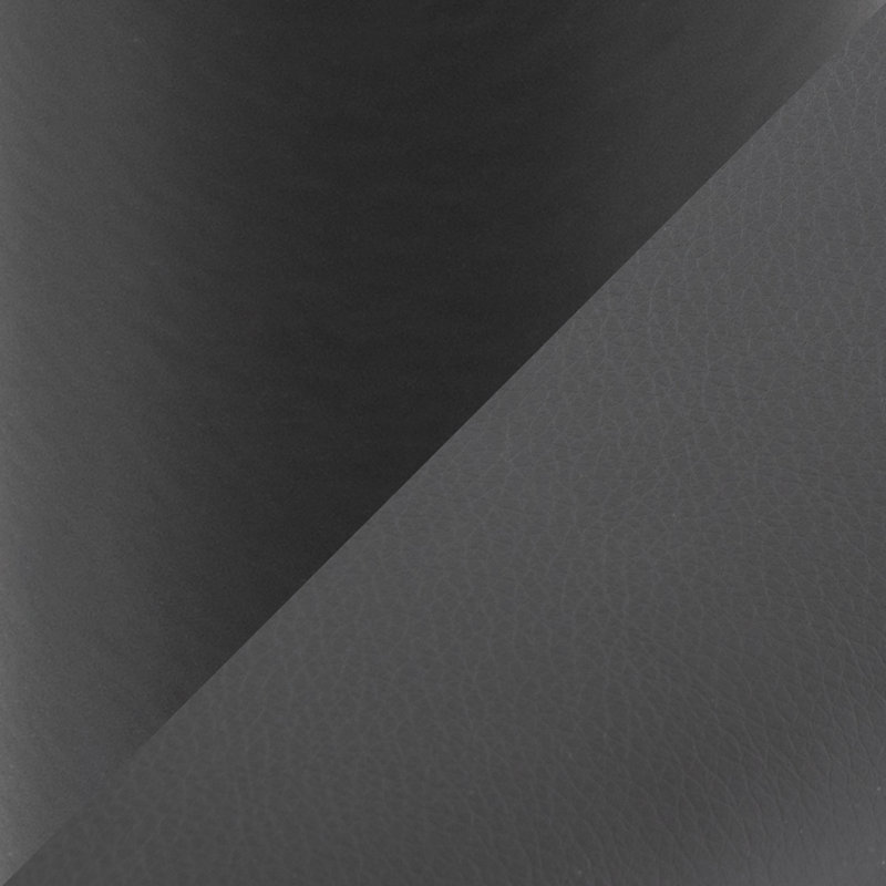 Banc en similicuir Brieon, Gris