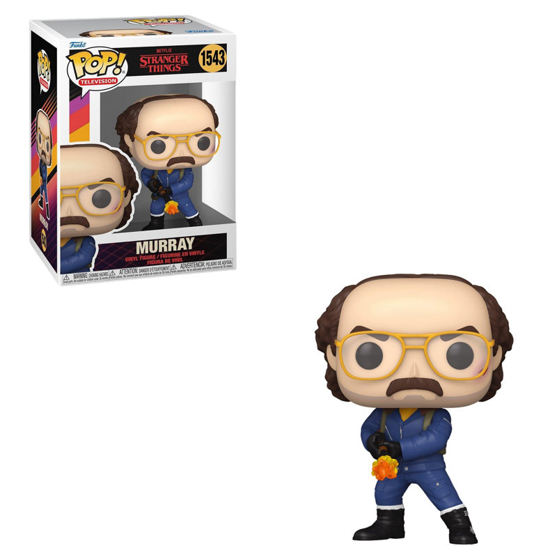 Funko Pop! Stranger Things: Saison 4 - Murray avec lance-flammes # 1543
