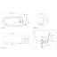 Straight 58.94'' L Soaking Bathtub-1187193007-1187193005