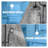 8-Inch Rain Shower Head Combo System with Handheld Spray, Matte Black - Air-Injection Technology, 3-Function Hand Shower, Wall Mounted Brass Shower Fixture
