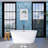 59.1'' x 29.5'' Freestanding Soaking Acrylic Bathtub