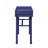 Metal Vanity Desk With One Drawer, Blue-260748606