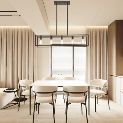 Ahslee 5 - Light Square/Rectangle Pendant