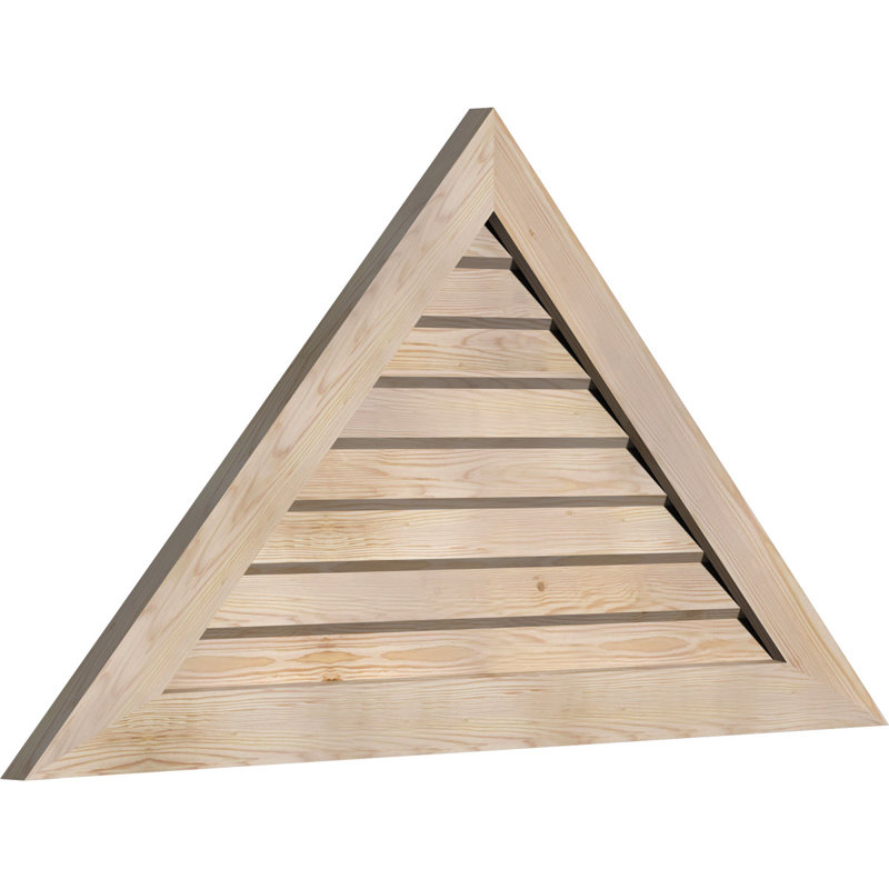 Évent Pable, H 37,38 po x l 89,75 po (OB : H 31,63 po x l 76 po, Pin brut (lisse)