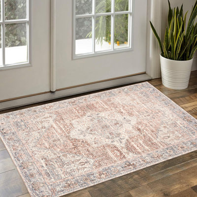 Tapis bleu Samiur Lyle