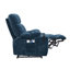 Fauteuil inclinable à 180 ° avec massage chauffant-398384492