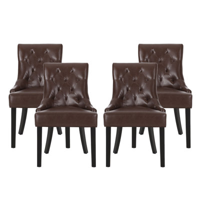 Chaises de salle à manger rembourrées Modern