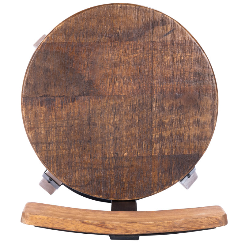 Ston Easton Solid Wood Counter & Bar Stool, Bar Stool (31” Seat Height), Light Brown