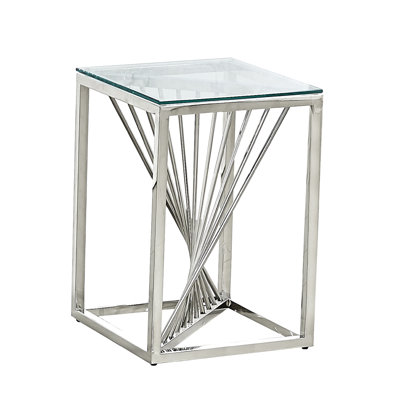 Table de bout Rayes