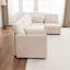 Canapé modulaire rembourré 5 pièces Miller-358378980