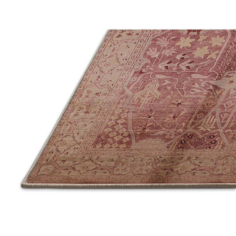 Tapis brun à motif oriental, Rectangle 4 pi x 6 pi