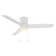 52 Atlantis 3 - Blade Flush Mount Ceiling Fan with Pull Chain and Dimmable LED Light Kit Included