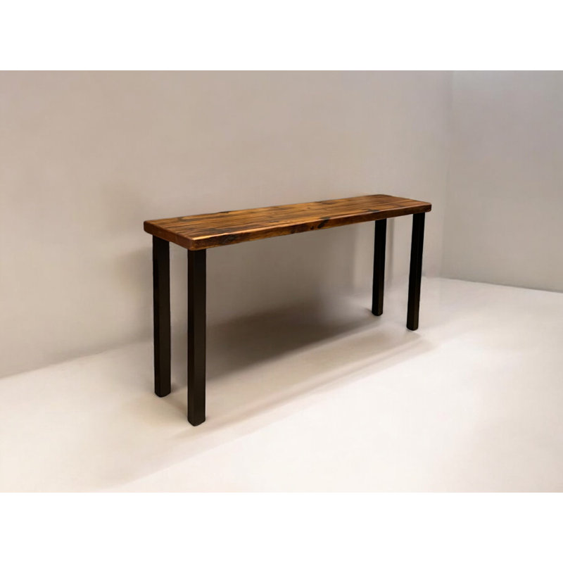Solid Wood Top Console Table, 29.5" H x 60" W x 15" D
