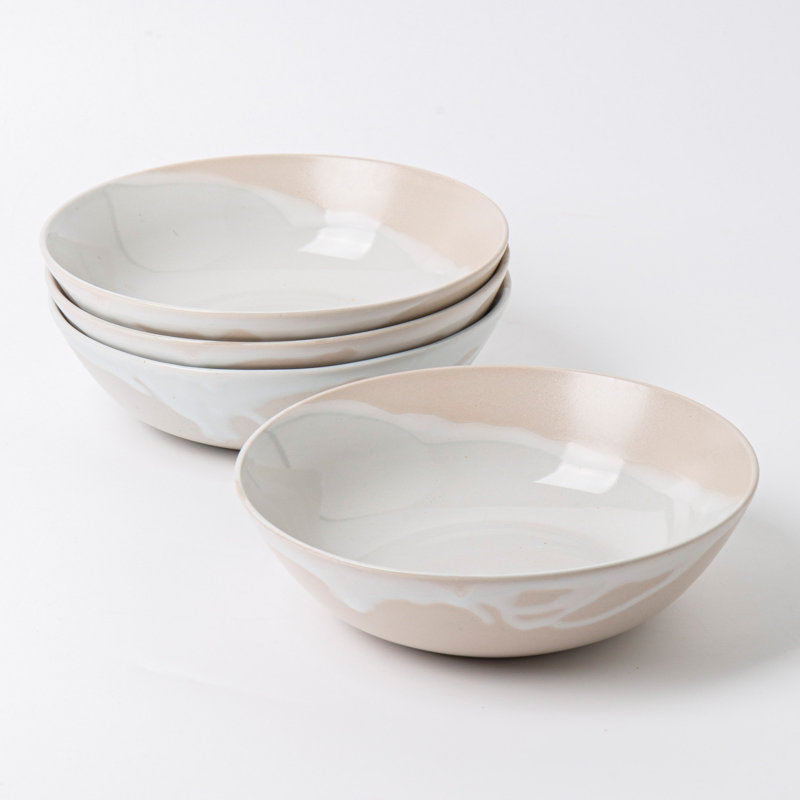 Ensemble de bols en porcelaine ALOFMO, Beige