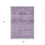 Tapis extérieur lavable à médaillon prune et mauve 3 pi x 5 pi
