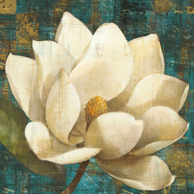 Fleur de magnolia turquoise