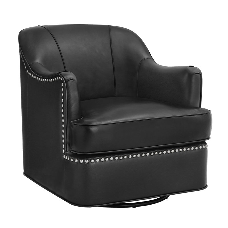 Fauteuil demi-tonneau Whitlock, Noir