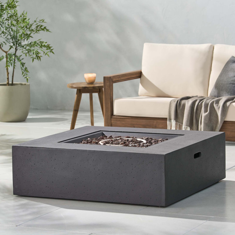 Réservoir de table d'extérieur 50 000 Btu, Gris foncé
