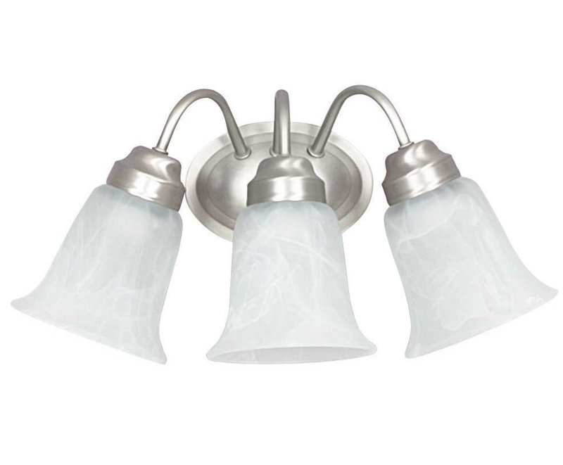 Johnsonburg 3 - Light Vanity Light, Satin Nickel