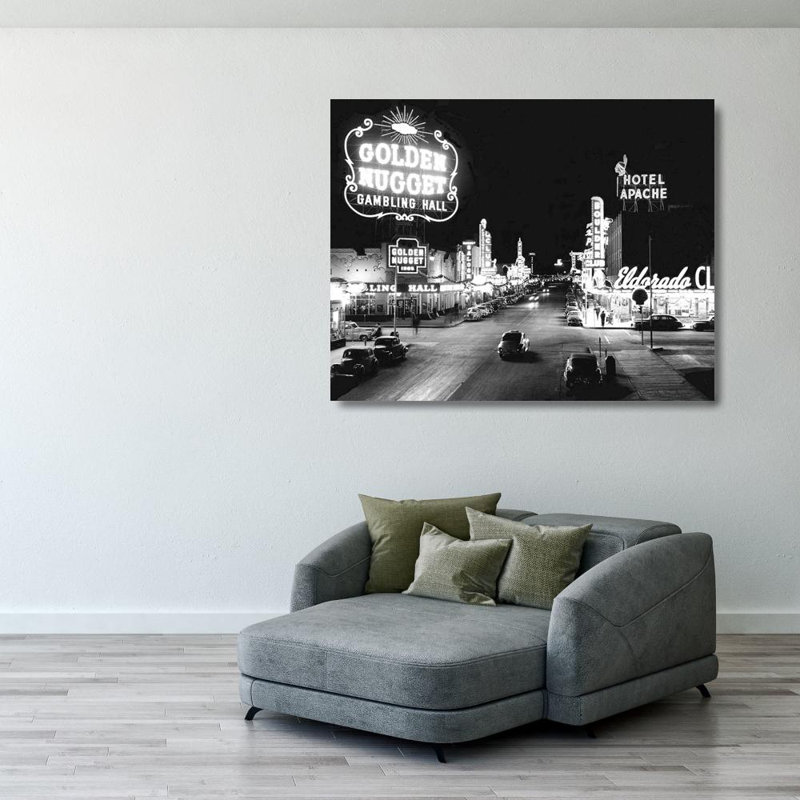Vintage Vegas, 28" H x 36" W