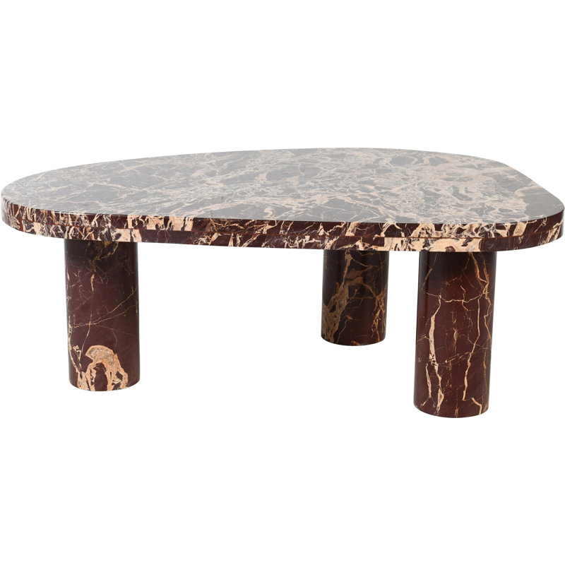 Messina Coffee Table, Cherry Marble