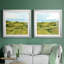Green Gold Valley I - ensemble de 2 cadres photo Green Gold Valley I-994062502-1002071329-1002071340