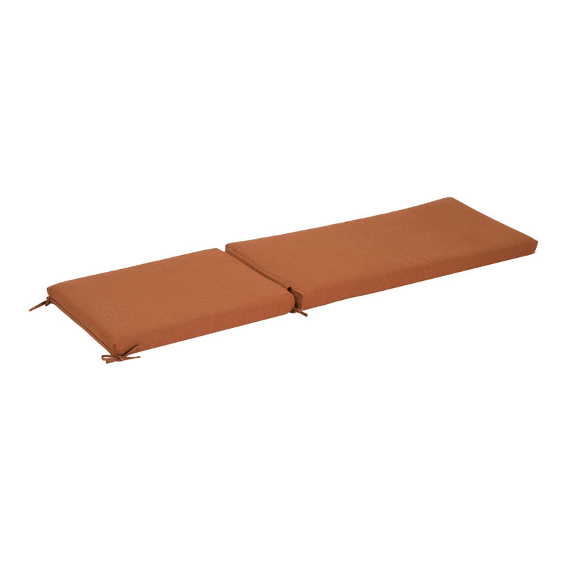 Coussin de chaise longue d'extérieur Noah, Orange